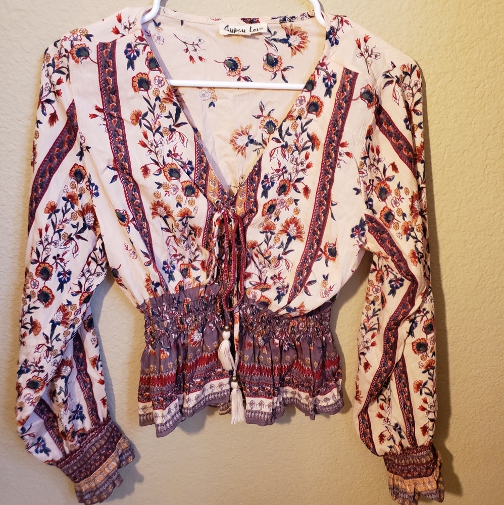 Long sleeve blouse